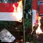 Viral Pria Tolak HUT RI ke-77 dengan Bakar Bendera Merah Putih,  Warganet Murka