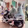 Unik! Masih Pakai Baju Pengantin, Pasutri Baru ke Kondangan Nikahan Bestie