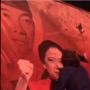 Geger Video Aksi OTK Coret Baliho Puan Maharani Tepat di Wajahnya, Publik: Nggak Takut Diciduk?