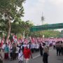 Pagi Ini Jokowi Buka Acara Kirab Bendera Merah Putih Sepanjang 1.700 Meter Dari Istana Merdeka hingga Bundaran HI