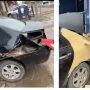 Potret Pria Perbaiki Mobil yang Sudah Hancur Bikin Publik Heran, Manfaatkan Semen dan Batu Bata