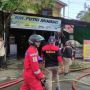Dapur Sebuah Warung Padang di Bontang Hangus Terbakar Api, Diduga Akibat Korsleting Listrik