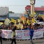Demo Tolak Kenaikan Harga BBM, Mahasiswa PMII Sukoharjo Hendak Tutup Jalan Tugu Kartasura