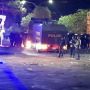 Bentrok Mahasiswa Saat Demo BBM di Makassar Reda Setelah Tembakan Gas Air Mata