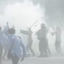 Demo Menolak BBM Naik di Palembang Dibubarkan Paksa: Mahasiswa Dipukul, Disemprot Gas Air Mata Dan Ditangkap