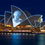 Potrait Ratu Elizabeth II Hiasi Sydney Opera House