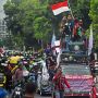 Rombongan Ojol Jabodetabek Demo di Depan Gedung DPRD DKI, Tuntut Rencana Jalan Berbayar Dibatalkan