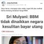 CEK FAKTA: Benarkah Pernyataan Sri Mulyani Soal BBM Tidak Naik Menyebabkan Negara Sulit Bayar Utang?