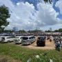 Driver online di Batam Berdemo di Welcome to Batam, Serukan Kenaikan Upah
