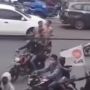 Viral Video Remaja Konvoi Bawa Sajam dan Bendera PKS di Medan