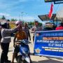 HUT ke-67 Lalu Lintas Bhayangkara, Polres Gorontalo Utara Bagikan Pelindung Kepala