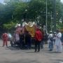 Demo Tolak Kenaikan Harga BBM, Massa GNPR Mulai Berdatangan Ke Patung Kuda