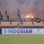 Suporter PSPS Riau Diduga Bakar Bangku Penonton karena Tak Terima Timnya Kalah