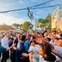 Tiba di Kota Baubau, Presiden Jokowi Disambut Antusias Warga yang Menunggu Sejak Siang