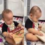 Bayi Tolak HP, Malah Pilih Buku Kalkulus: Anak Tetangga Kuatkan Mental Kalian