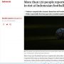 The Guardian hingga New York Times Soroti Tragedi Maut di Stadion Kanjuruhan Malang