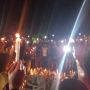 Bobotoh dan The Jakmania Berdampingan, Nyalakan 1000 Lilin di Alun-alun Kota Bogor Bentuk Duka Tragedi Kanjuruhan