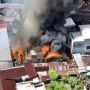 10 Rumah Terbakar di Kecamatan Bontoala Makassar, Termasuk Kantor Lurah Tompo Balang