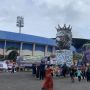 Aksi Keprihatinan Masyarakat Lewat Ratusan Karangan Bungan di Stadion Kanjuruhan