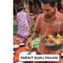 Jijik! Cara Bapak Ini Bagikan Lauk Nasi Kenduri Bikin Melongo: 5 Menit Baru Paham