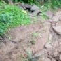 Jalan Terputus Akibat Longsor, 40 KK di Desa Kertamukti Bandung Barat Terisolasi