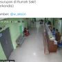 Pria Kesurupan Terekam CCTV Diduga Terjadi di Rumah Sakit Sleman, Sempat Bikin Pengunjung Panik