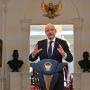 Tegaskan Komitmen Sokong Sepak Bola Indonesia, Presiden FIFA: Kami Hadir untuk Tinggal di Sini