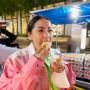 9 Momen Nagita Slavina Nikmati Kuliner Kaki Lima di Korea, Tetap Cantik walau Makannya Blepotan