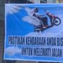 Protes Jalan Rusak, Warga Medan Pasang Spanduk 'Kereta Bersayap'