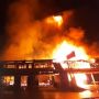 Delapan Ruko di Sekayam Hangus Terbakar