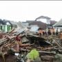 Rumah Warga di Cidamar Ambruk Diterjang Banjir Bandang