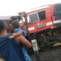 2 KA Babaranjang Tabrakan di Stasiun Rengas Lampung Tengah, Jadwal Kereta Api Terganggu
