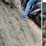 Viral, Pemotor Gilas Jalan Cor Yang Masih Basah Karena Ogah Terjebak Macet, Netizen: Kemarin Mengeluh, Tapi Dirusak