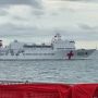 Kapal Rumah Sakit China Memasuki Teluk Jakarta di Hari Pahlawan