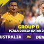 Prediksi Australia vs Denmark, Piala Dunia 2022: Head to Head, Susunan Pemain dan Skor Pertandingan