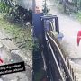 Terekam CCTV Remas Dada Wanita Berhijab, Netizen Geram ke Pelaku: Iket di Tiang, Otongnya Olesin Balsem