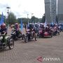 Kampanyekan Safety Riding, Penyandang Disabilitas Konvoi Inklusi