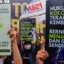 Massa Minta Pasal Bermasalah Dihapus saat Demo Tolak RKUHP di DPR