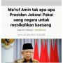 CEK FAKTA: Wapres Ma'ruf Amin Izinkan Jokowi Pakai Uang Negara Buat Pernikahan Kaesang, Benarkah?