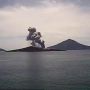 Gunung Anak Krakatau di Lampung Meletus 10 Kali Pada Senin Pagi Hingga Malam