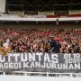 Spanduk Tragedi Kanjuruhan Hiasi Laga Indonesia Vs Kamboja di SUGBK