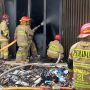 Gudang Penyimpanan Lampu LED di Komplek Ruko Pademangan Hangus Terbakar