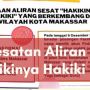 5 Poin Kesesatan Aliran Hakikinya Hakiki di Kota Makassar