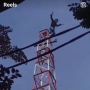 Seorang Pria Nekat Lompat dari Atas Tower di Samping RSUD Tebet, Kondisinya Selamat