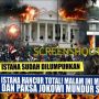 CEK FAKTA: Mahasiswa Paksa Jokowi Mundur Tidak Hormat sampai Istana Hancur Total, Benarkah?