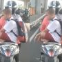 Anak SD Plontos Duduk Bersila Bak Biksu Shaolin saat Dibonceng Emaknya: Nyari Koreng Aja Tuh Bocah