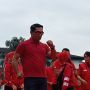 Berbaju Merah, Ridwan Kamil Asyik Ikut Senam Si Cita di Acara PDIP Bandung