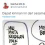 Mahfud MD Ngakak Lihat Karikatur Bocah Disuruh Beli Keadilan, Warganet: Lucunya Di Mana?