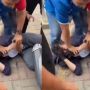 Gahar saat Ancam Kasir Indomaret Pakai Golok, Perampok Ini Nangis Diamuk Massa!