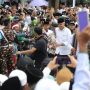 Ganjar Disambut Ribuan Warga Nahdliyin yamg Hadir di Sidoarjo